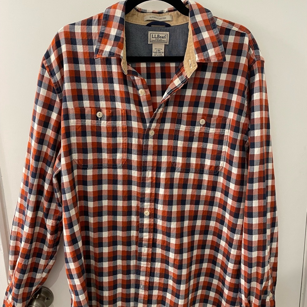 LL Bean Men’s Plaid Shirt